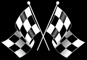 checkered flags